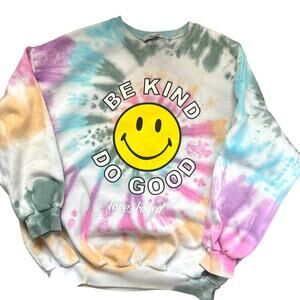 Boyed Unisex Tied Dyed Pullover Sweatshirt Multicolor One Size